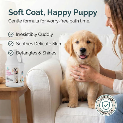 1 Gallon Tearless Puppy Shampoo and Conditioner - Groomers Choice - Made in the USA