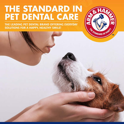 for Pets Tartar Control Dog Dental Care Kit, Banana Mint Flavor Toothpaste with Baking Soda, Double-Sided Toothbrush and Finger Brush Included, 2.5 Oz, 3-Piece